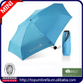 2014 nova venda quente super mini 5 guarda-chuva saco dobrável